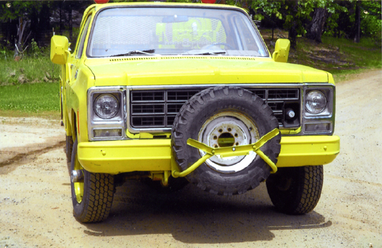 1979 Chevy pumper truck, sold in 2012 - front view