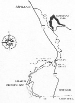 Sketch of Colestin valley up to Mt. Ashland