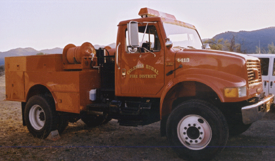 Colestin RFD's new FEMA-grant Structure Fire Engine